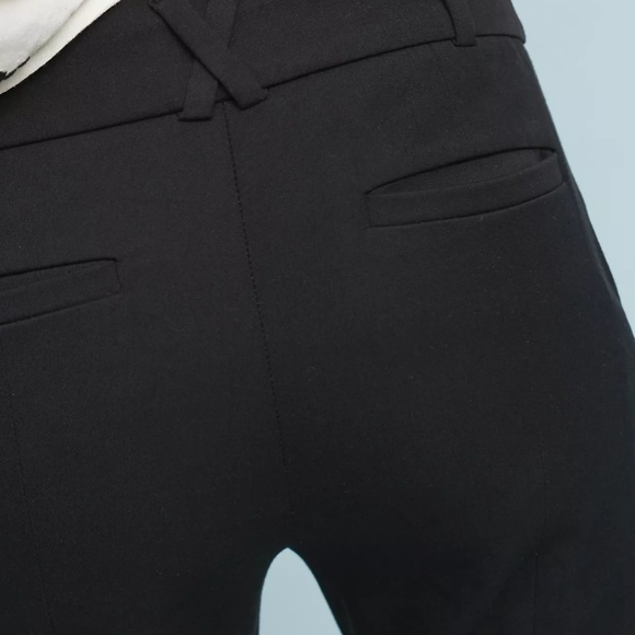 Anthropologie by Anthropologie The Essential Slim Trousers - Black - Size 6 - Picture 2 of 15